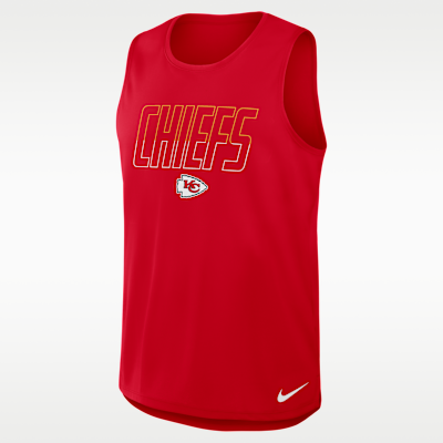 Kansas City Chiefs Men's Nike Dri-FIT NFL Tank Top. Nike.com